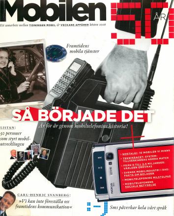 Förstasida: Mobilen 50 år (2006). Del 1