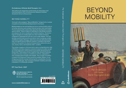 Förstasida: Beyond Mobility . (Book cover)