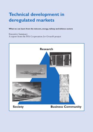 Förstasida: Thorngren, B (2003). The Telecom Sector. In: Blomgren, H Technical developments in deregulated markets - What we can learn from the telecom, energy, railway and defence sectors . Stockholm:The Swedish Academy for the Engineering Sciences ( IVA).