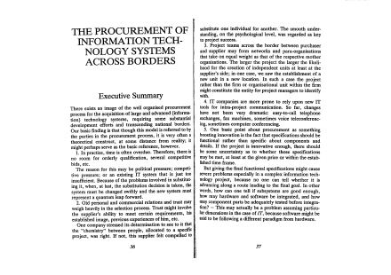 Förstasida: Vedin, Bengt-Arne (1990).Technology, Tumbling Walls of. IMIT ( Institute of Management and Technology). pp.44-50.