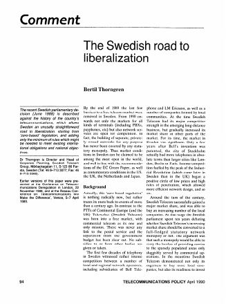 Förstasida: Thorngren_B_(1990 a)_SwedIsh_Liberalization