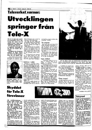 Förstasida: NY_TEKNIK_(1983). Utvecklingen springer ifrån Tele-X.